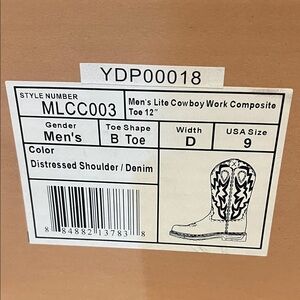 Twisted X Men's Cowboy Boots - Distressed Denim